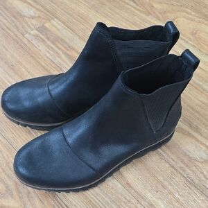 Sorel Black Ankle Booties